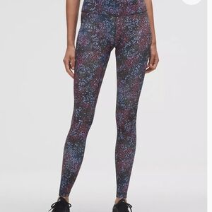 Lululemon Wunder Train High-Rise Leggings In Cosmic Leopard Multi New With Tags